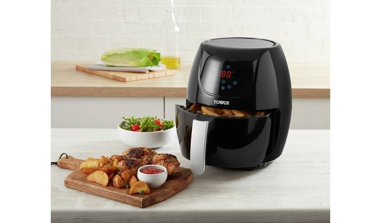 Buy Tower T17067 4L Digital Air Fryer Black Air fryers and fryers Argos