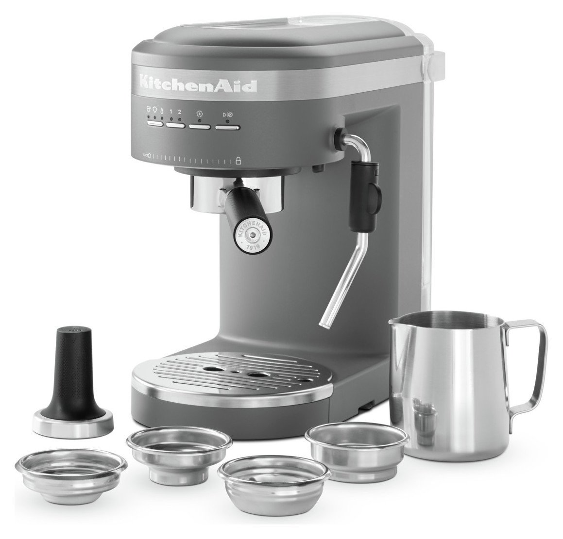 KitchenAid 5KES6403BDG Espresso Coffee Machine - Charcoal