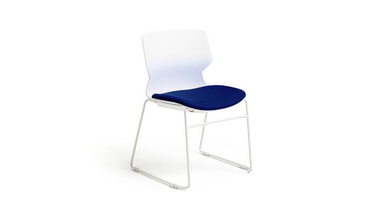 Habitat Tayte  Office Chair - White and Teal