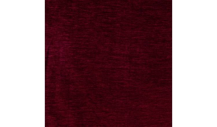Habitat Plain Chenille Blackout Lined Thermal Curtain -Berry