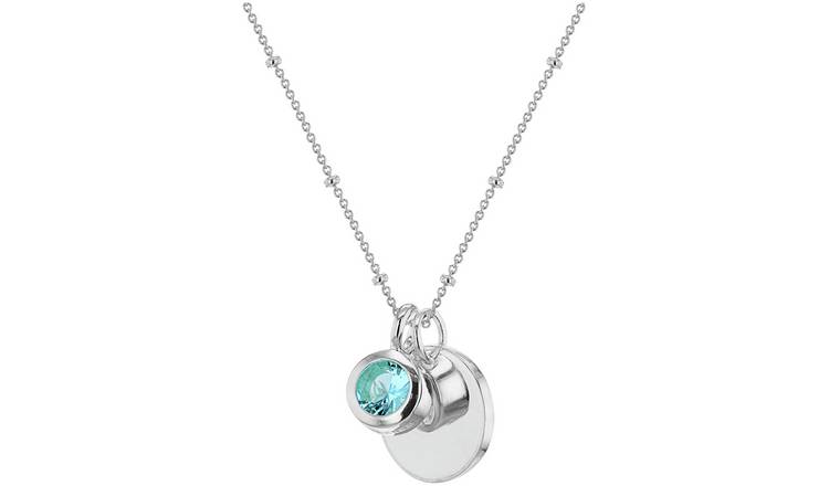 White gold necklace on sale argos