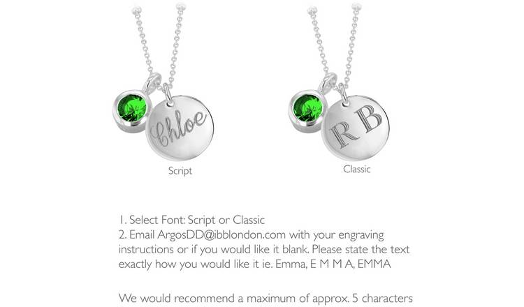 Peridot on sale necklace argos