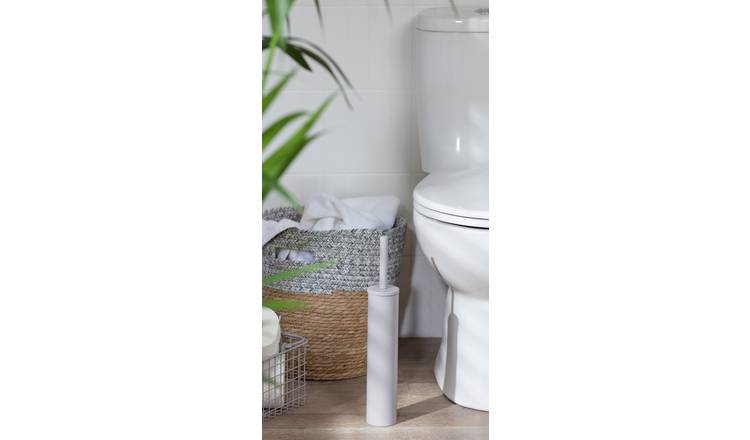 Buy Habitat Slimline Toilet Brush - Matt White | Toilet brushes | Argos