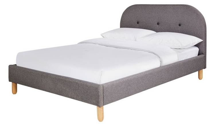 Habitat Elin Double Fabric Bed Frame - Grey