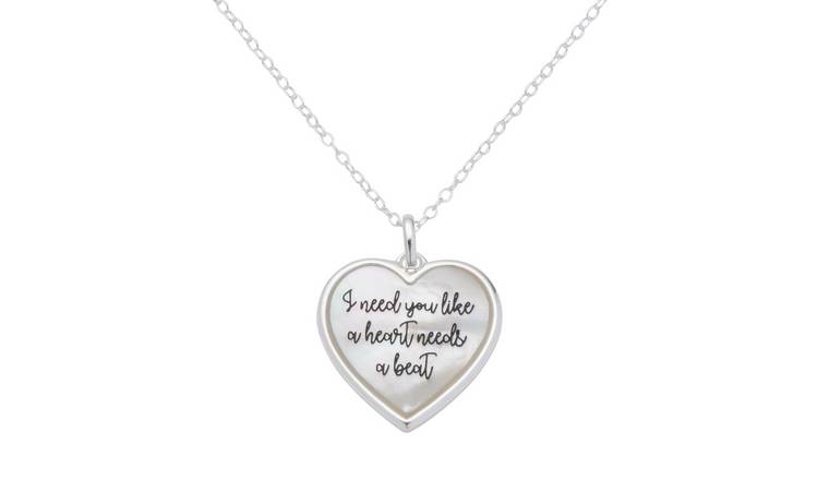 Silver on sale locket argos