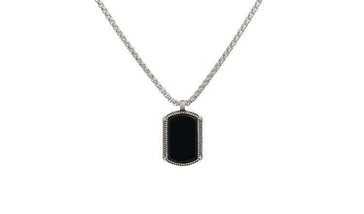 Argos silver sale necklace mens