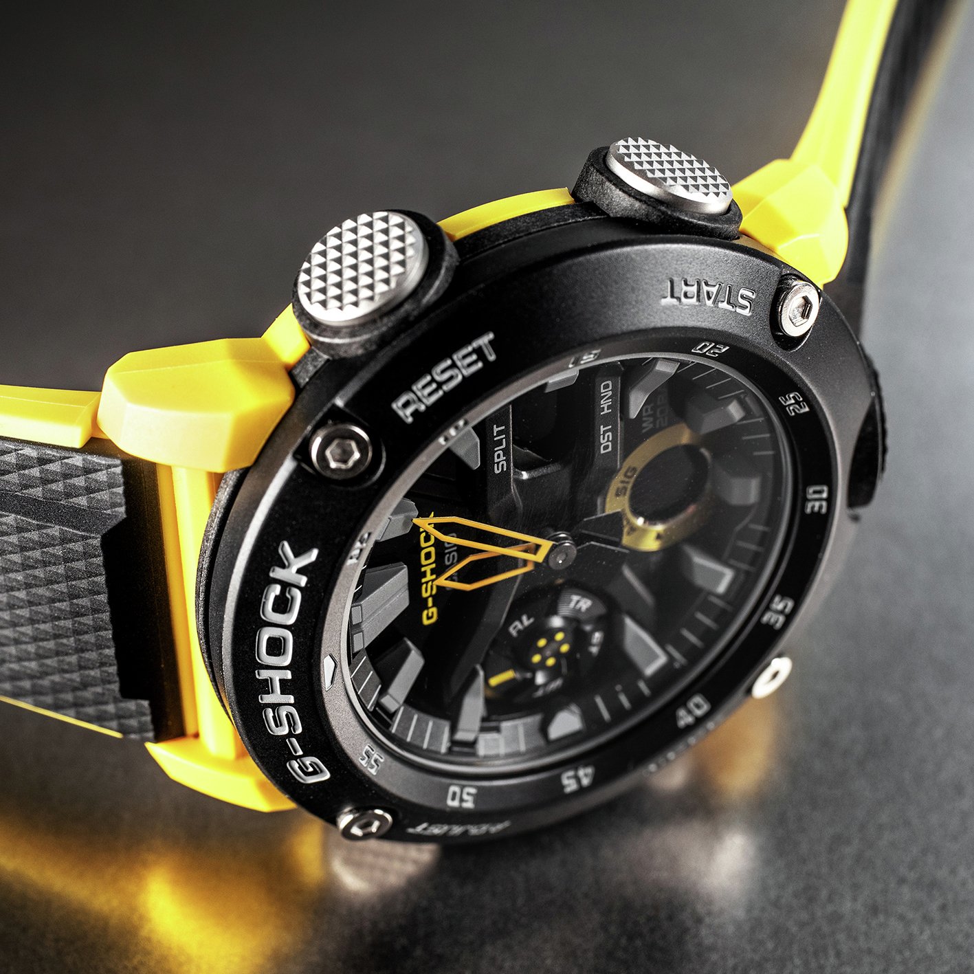 Buy Casio G-SHOCK Men's Black and Yellow Resin Strap Watch | Mens