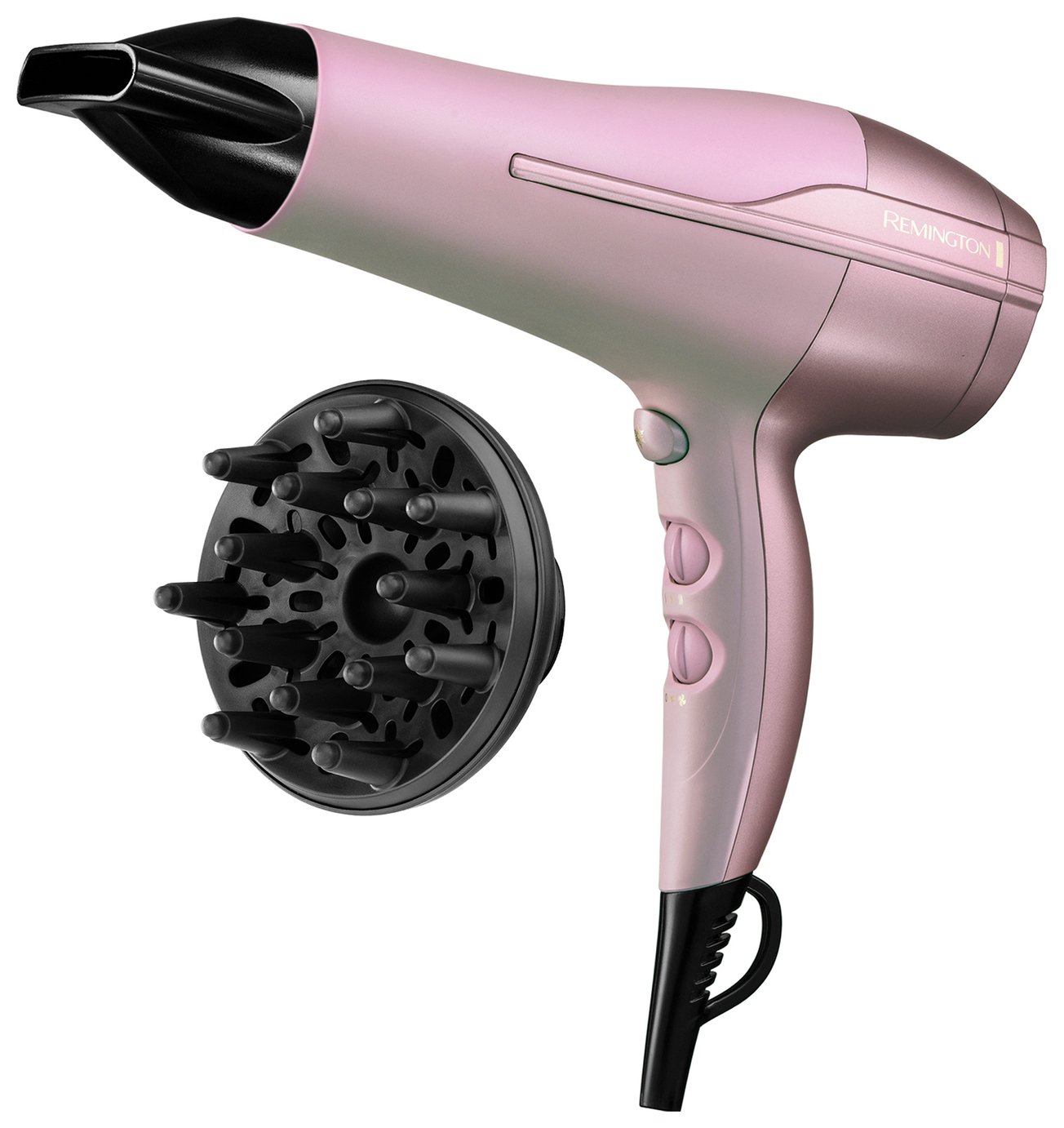 Remington D5901 Coconut Smooth Hair Dryer with Diffuser