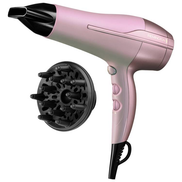 Remington Coconut Smooth Hair Dryer with Diffuser D5901 0