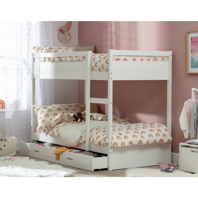 Habitat Rico Bunk Bed with Drawer - White 0