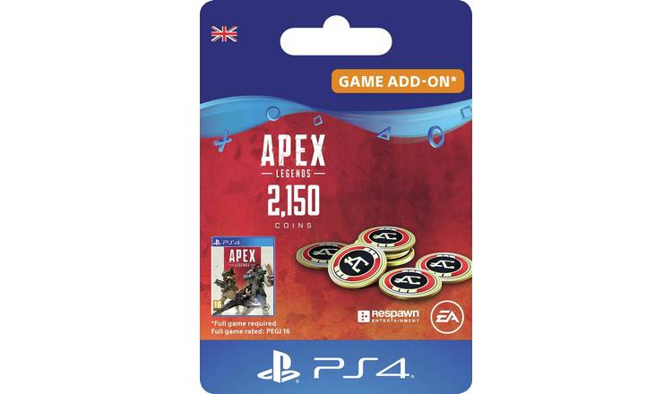 Buy Apex Legends 2000 +150 Bonus Coins PS4 Digital Download ...