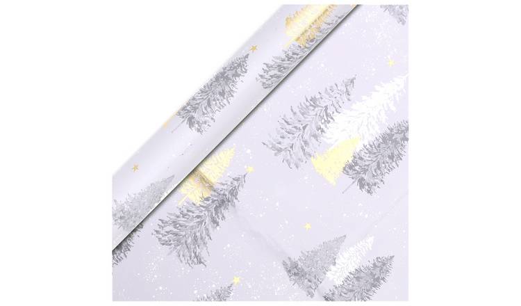 Buy Habitat 3x3m Rolls Of Christmas Wrapping Paper Silver Gold Gift Wrapping Habitat