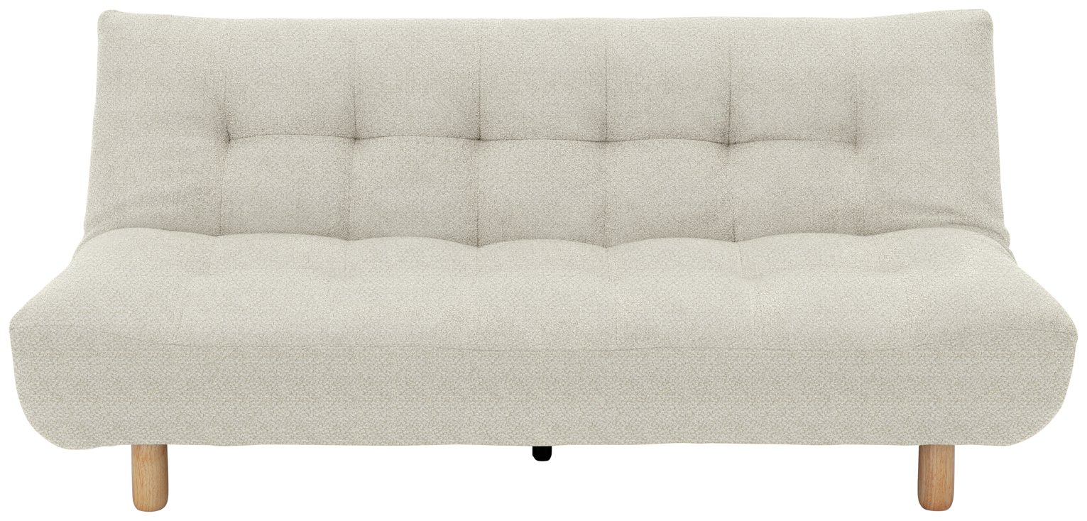 Habitat Kota 3 Seater Boucle Clic Clac Sofa Bed - Cream