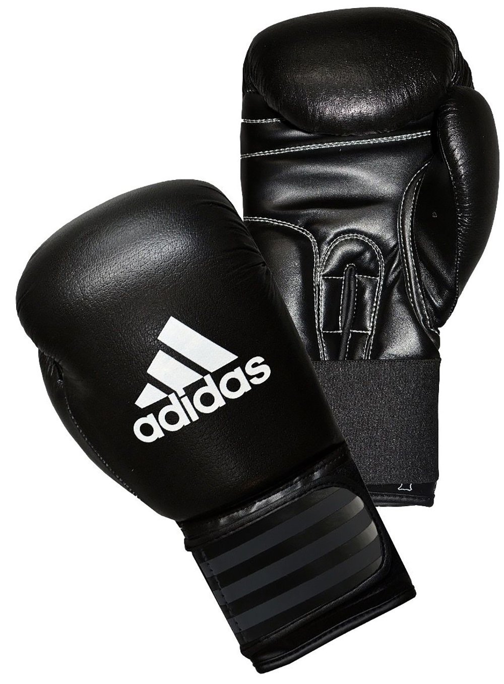 Adidas Performer 12oz Leather Boxing Gloves Black and White