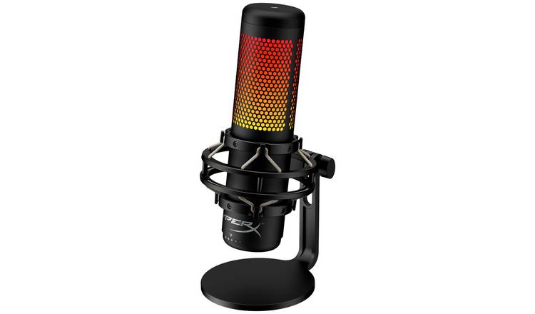 HyperX QuadCast S White RGB USB Condenser Microphone