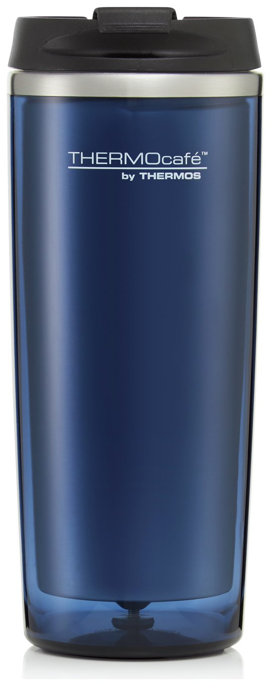 Thermocafe Pack of 2 Midnight Blue Travel Mugs - 420ml