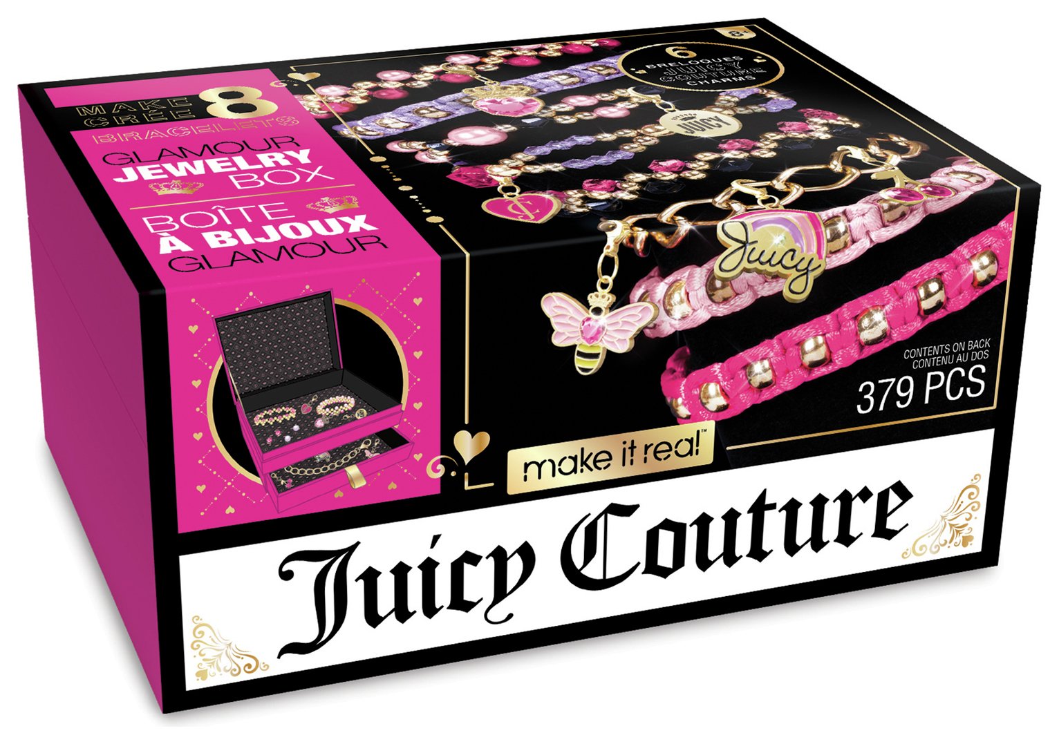 Make It Real Juicy Couture Glamour Box Jewelry Set