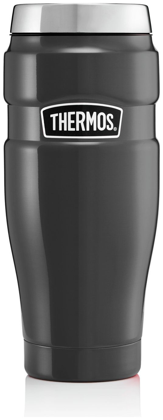 Thermos Stainless King Travel Tumbler 470ml - Gunmetal Grey