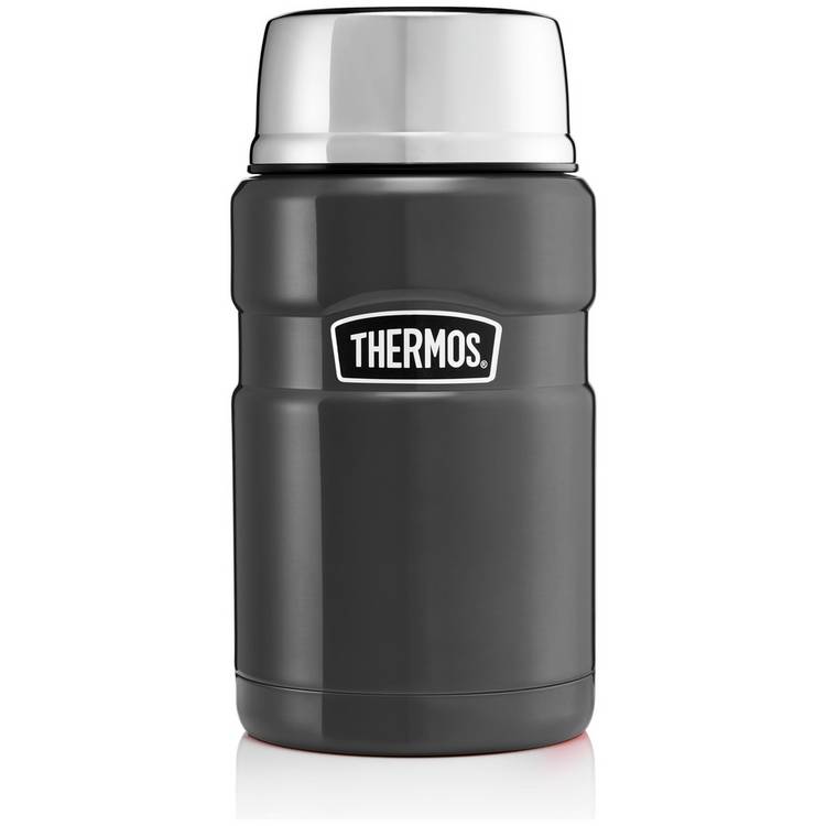 Thermos King 710ml Food Flask - Gunmetal 0