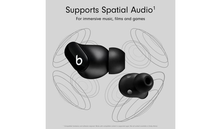 Buy Beats Studio Buds Wireless In-Ear Earbuds - Black | Noise cancelling  headphones | Argos