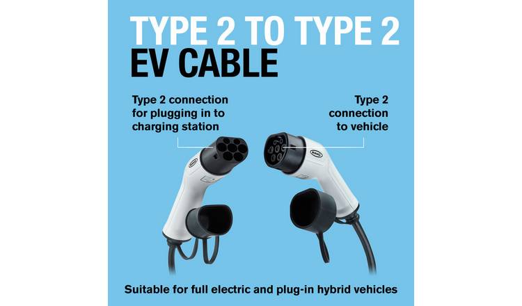 Type 2 to Type 2 32 Amps 5m charging cable