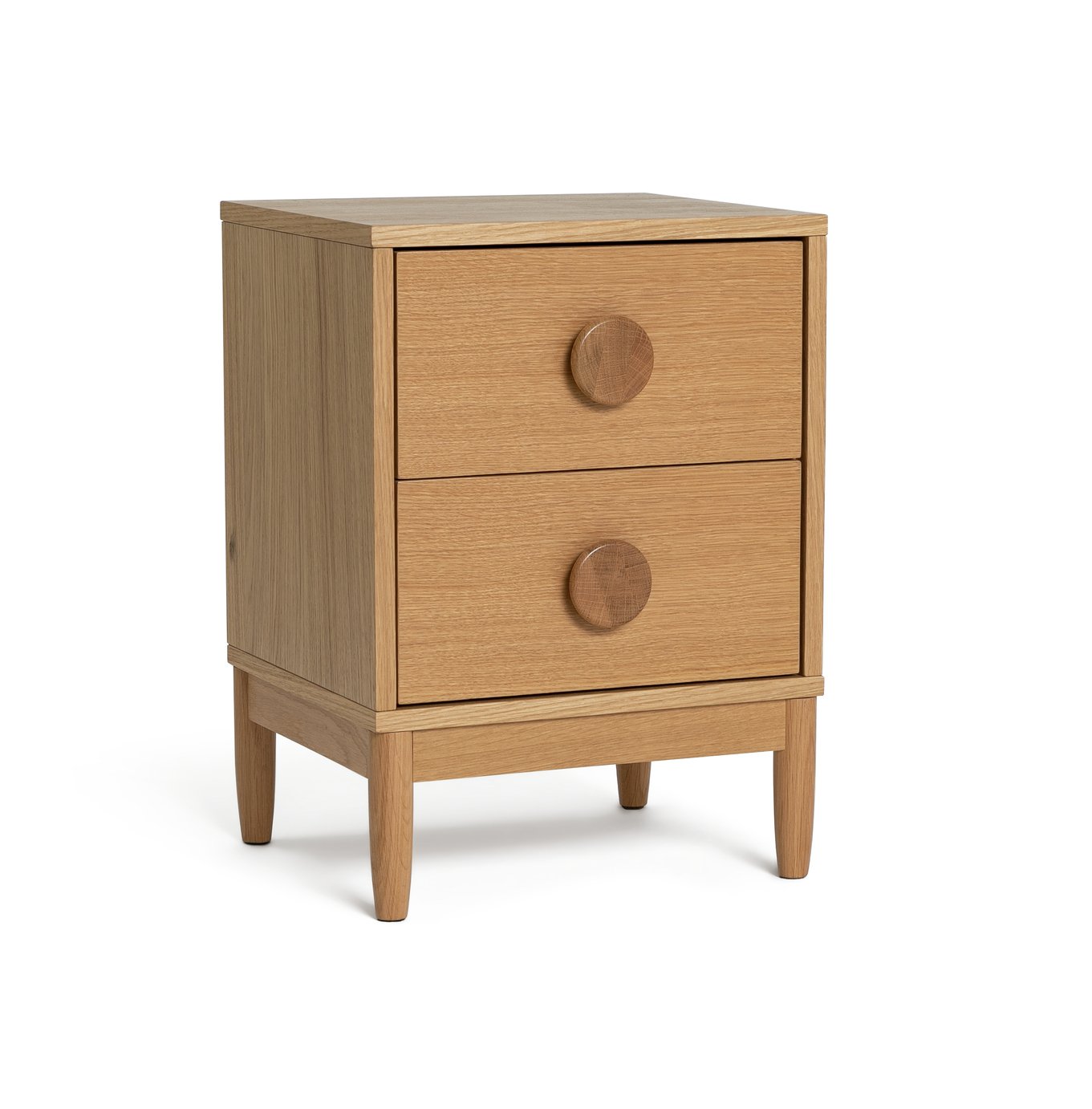 Habitat Cornelia 2 Drawer Bedside Chest - Oak