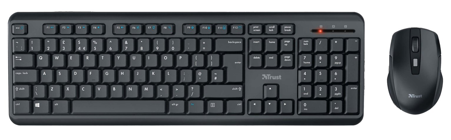 Trust ODY Wireless Keyboard and Mouse Deskset