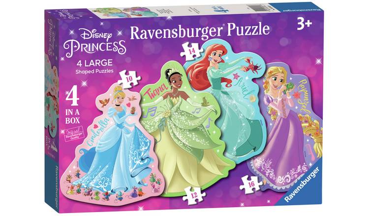 Disney Princess 4 Large Shaped Jigsaw Puzzle