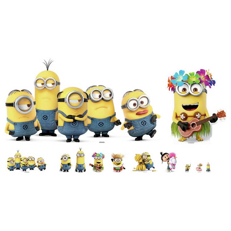 Star Cutouts Minions Party Decoration Pack 0