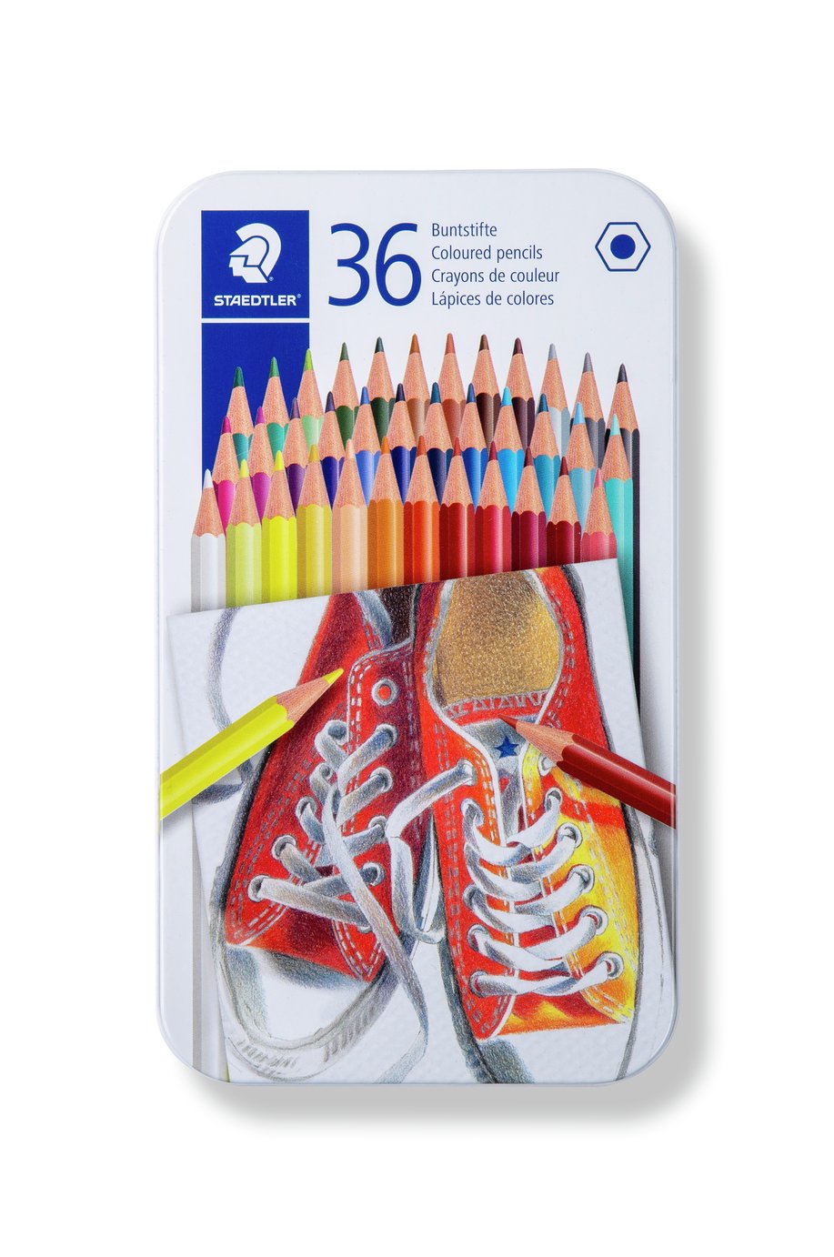 Staedtler Tin 36 Piece Colouring Pencils 