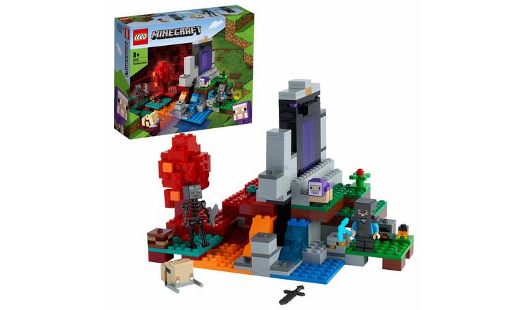 LEGO Minecraft The Ruined Portal Building Set 21172