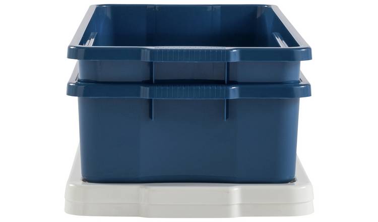 Argos under bed store storage boxes