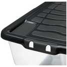 Buy Argos Home Curve 3 x 42L Plastic Boxes With Lid - Clear