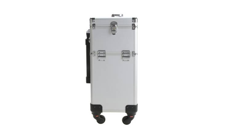 Buy Silver Professional Make up Trolley Case Makeup bags and