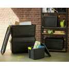 Form Skyda Heavy duty Black 149L Plastic Nesting Wheeled Storage