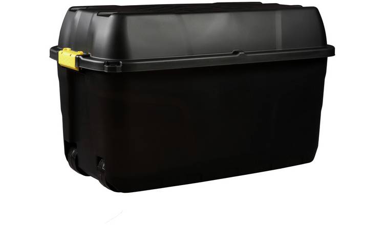 Strata Extra Large Plastic Mobile Heavy Duty Storage Garden Trunk Wheeled Tool  Box 145 Litre : : DIY & Tools