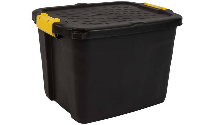 40l High Capacity Heavy Duty Containers Big Plastic Storage Box With Lid -  Buy Garden Tool Storage Box,Garden Storage Box,Heavy Duty Storage Box