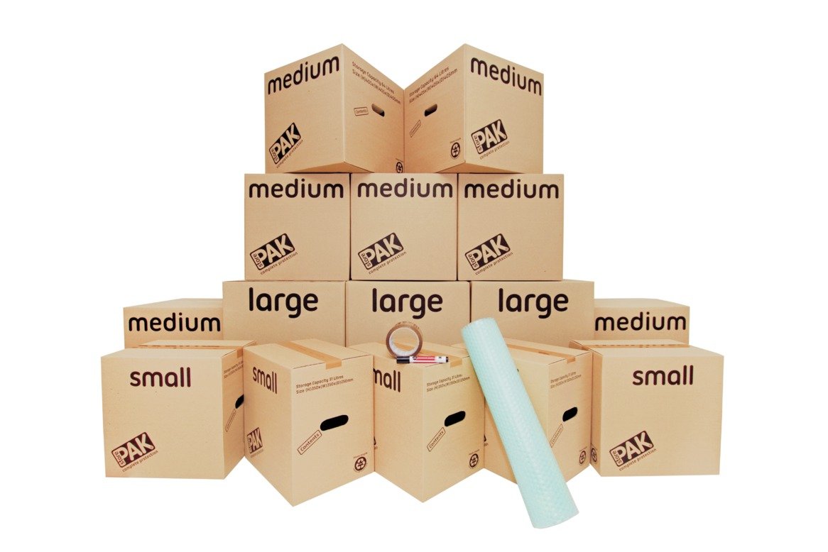 StorePAK Moving House Cardboard Storage Boxes - Set of 15