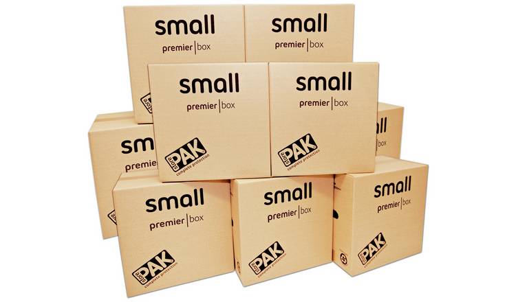 StorePAK Heavy Duty Small Cardboard Boxes - Set of 10