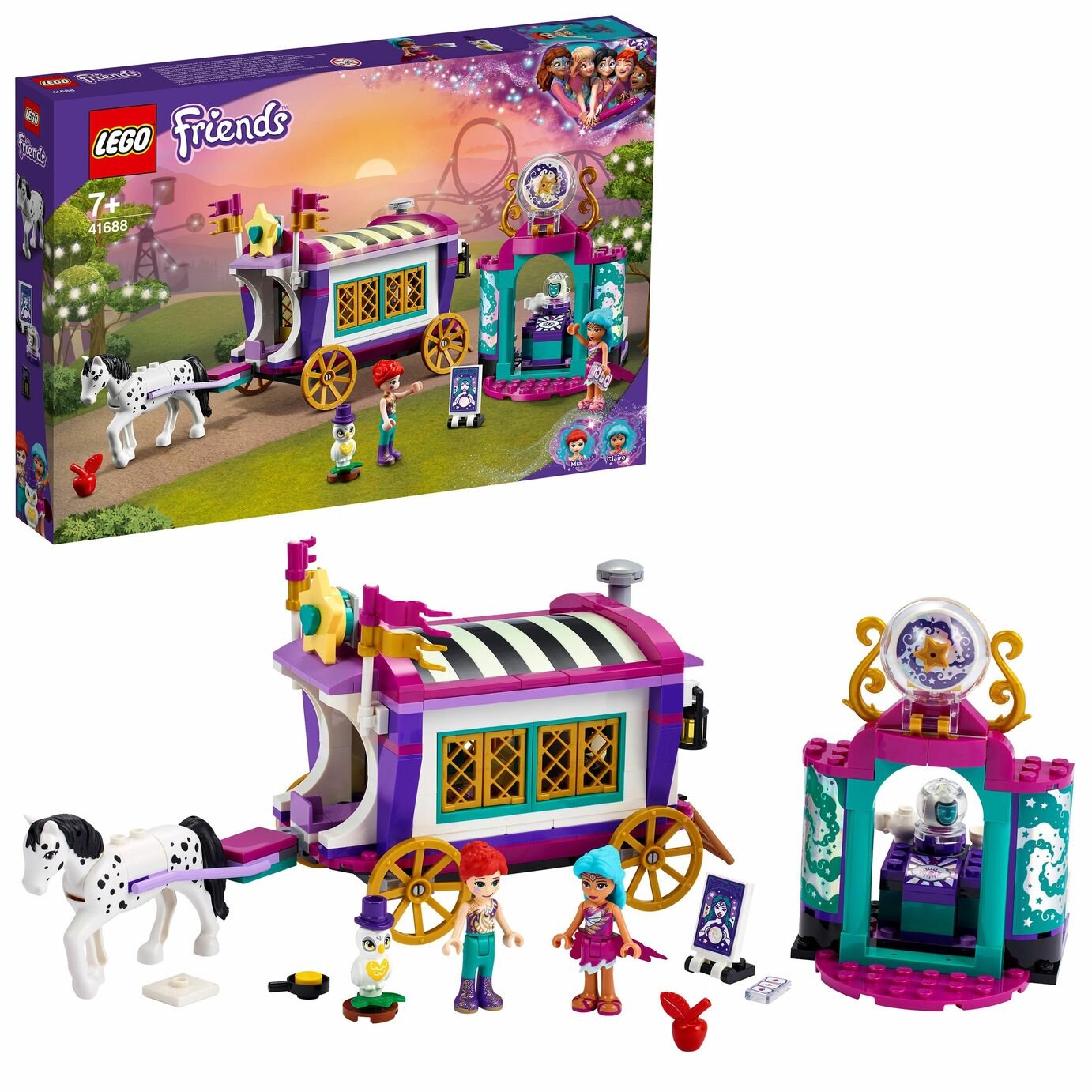 LEGO Friends Magical Funfair Caravan and Horse Set 41688 review