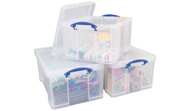 Really Useful Storage Box - Clear - 64L