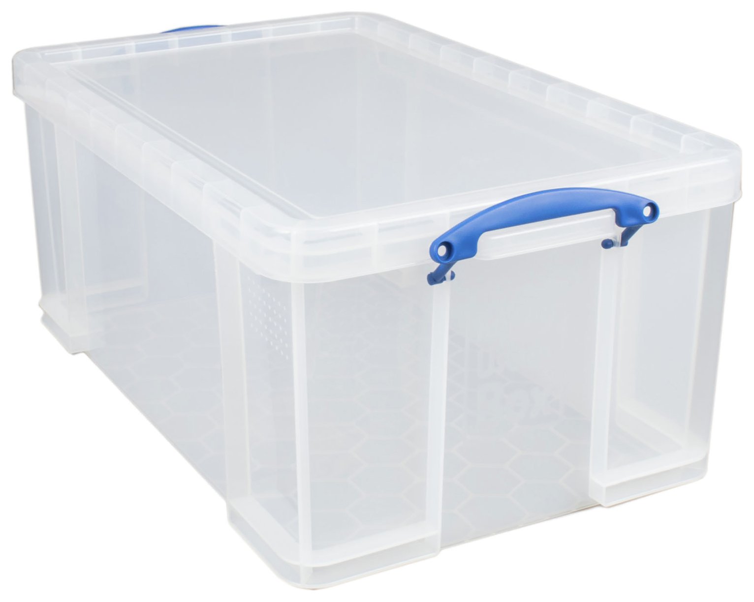 Really Useful 64L Plastic Storage Box - Clear