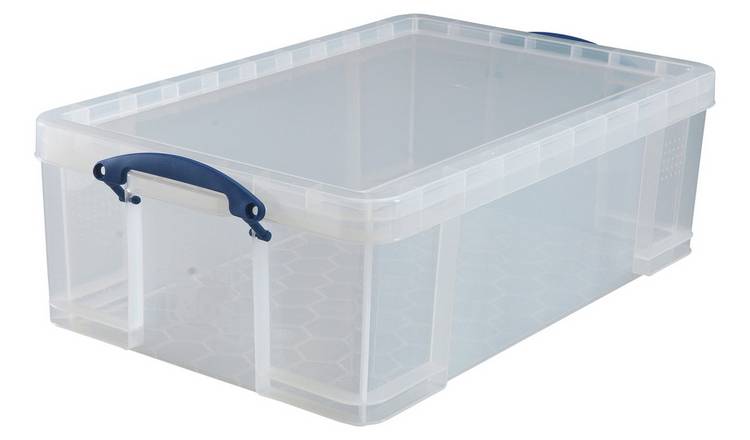 Really Useful 50L Plastic Storage Box - Clear