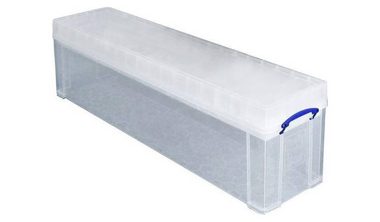 Really Useful 77L Christmas Tree Storage Box - Clear