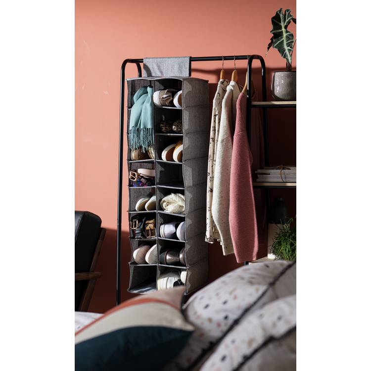 Argos Home Double Hanging Shoe Storage - Grey 0