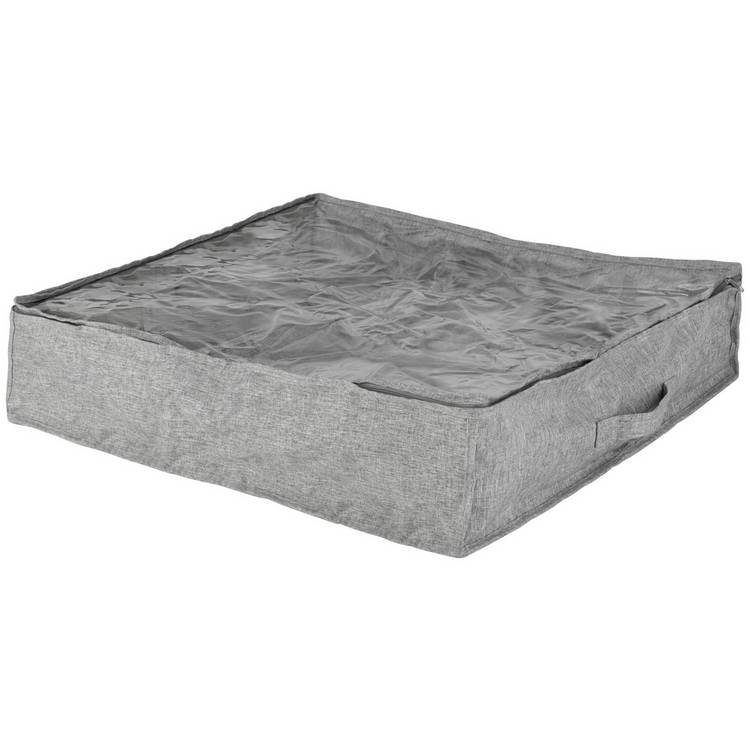Argos Home Set of 2 Underbed Shoe Storage - Grey 0