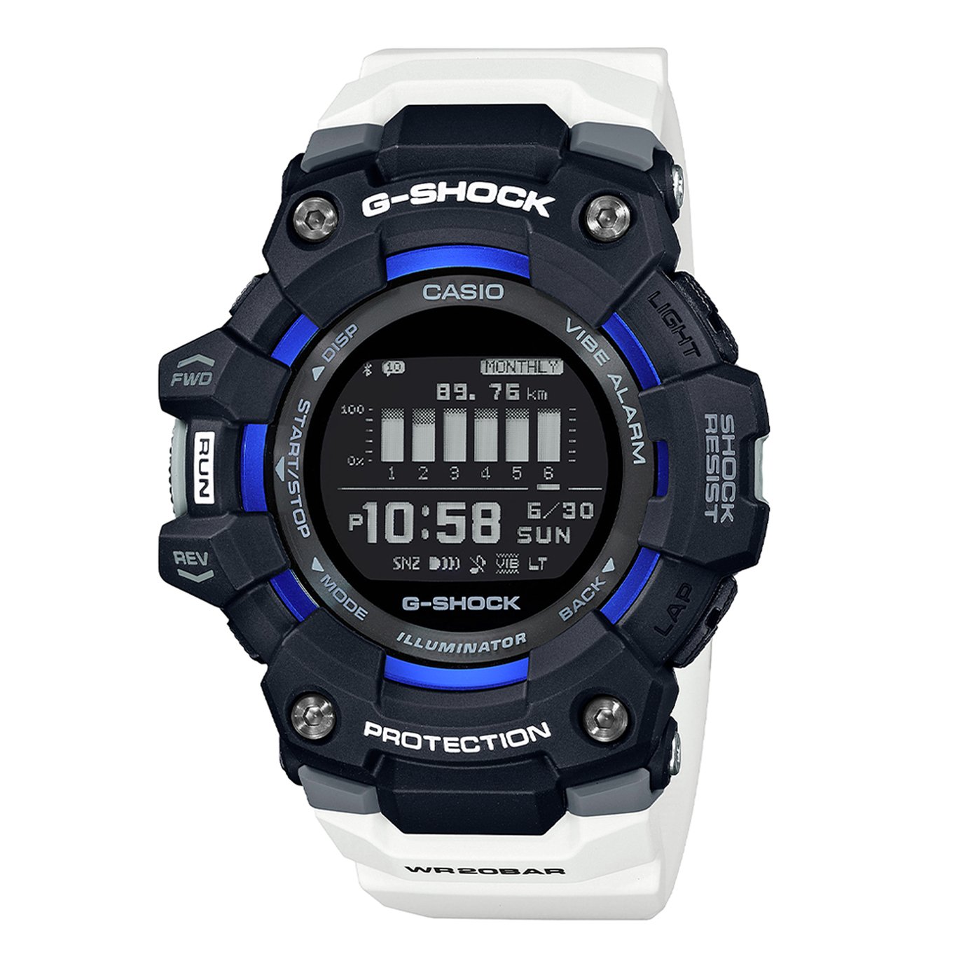 Casio G-Shock Men's White Resin Strap Watch