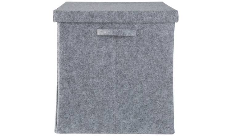 Storage cube on sale with lid