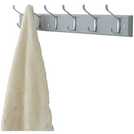 Buy Argos Home Pack of 4 Double Coat Hooks - Grey