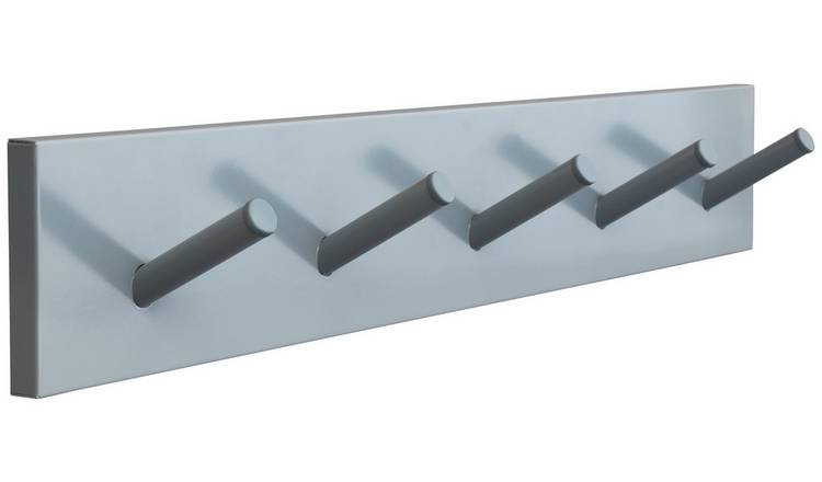 Buy Argos Home Scandi 5 Peg hooks Grey Coat hooks and stands Argos